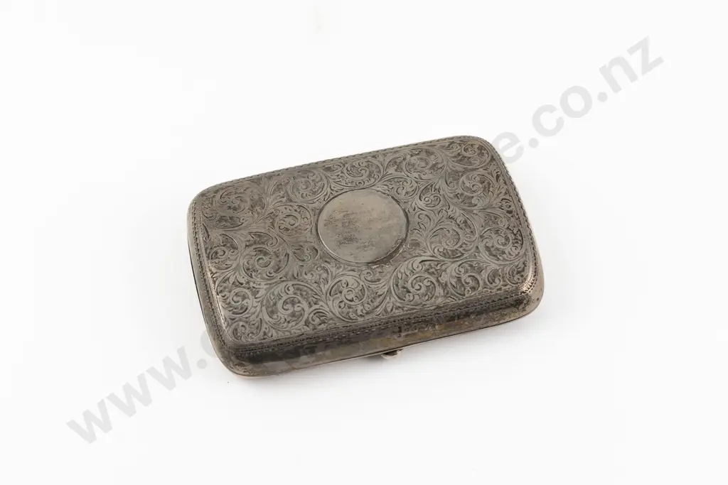 Edw VII S/S Cigarette Case Image 1++