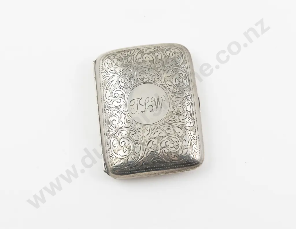 Edw VII S/S Cigarette Case Image 1++
