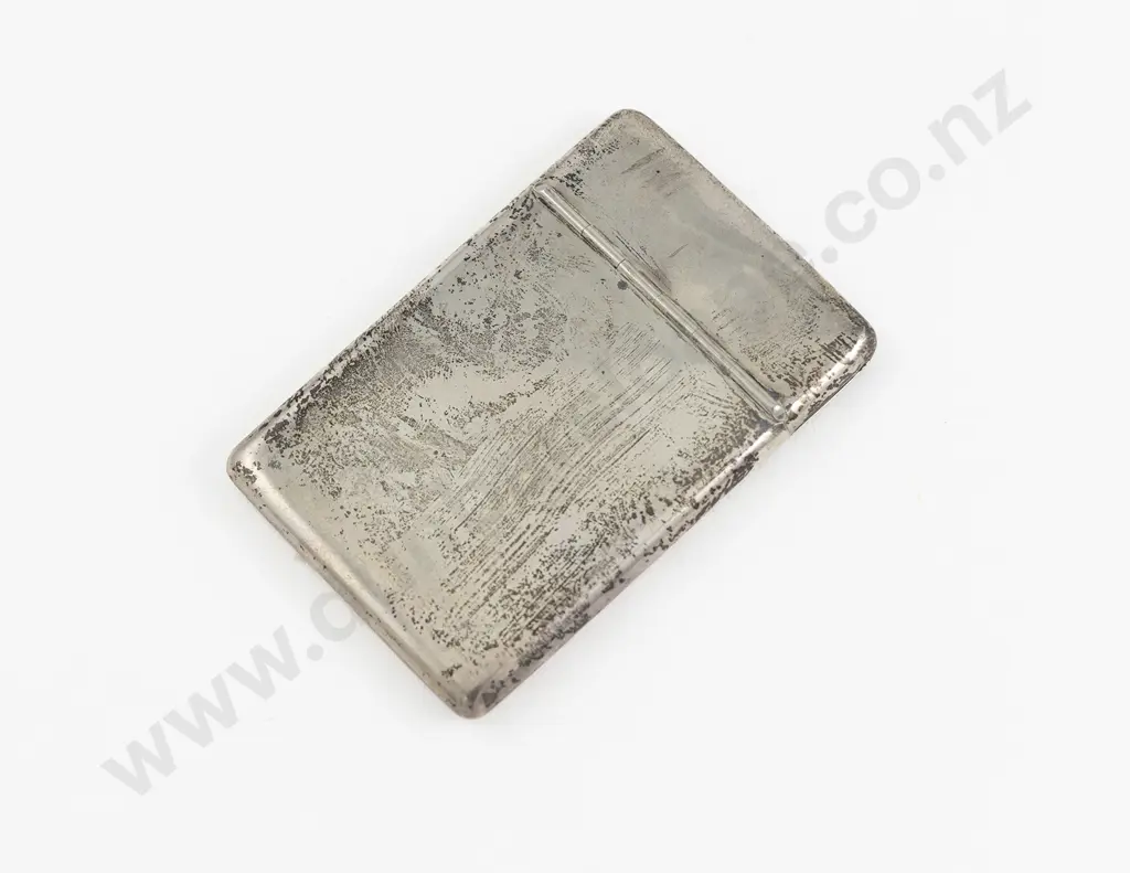 Vict S/S Flip Top Calling Card Case By Samson Mordan & Co Image 1++