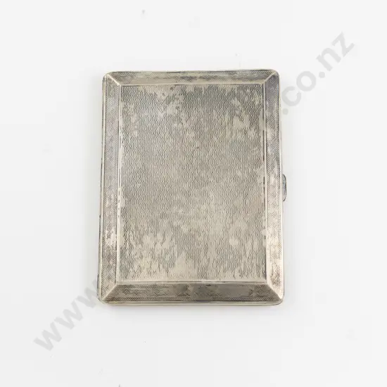 Geo V S/S Engine Turned Cigarette Case