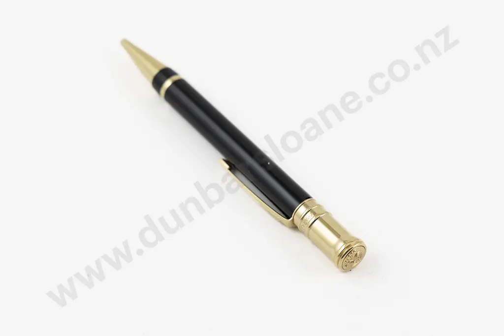 Parker Duofold Black Ballpoint Pen Image 1++
