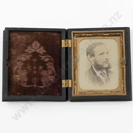 Vict Ambrotype Photo Of A Gent