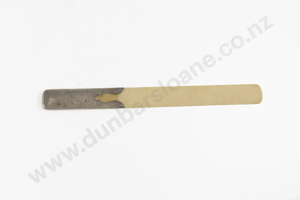 Victorian S/S Mounted Ivory Page Turner Image 1++