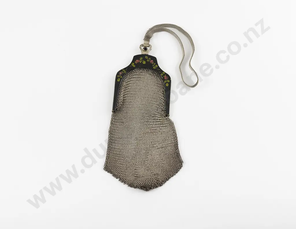 Art Deco Steel Mesh Purse Image 1++