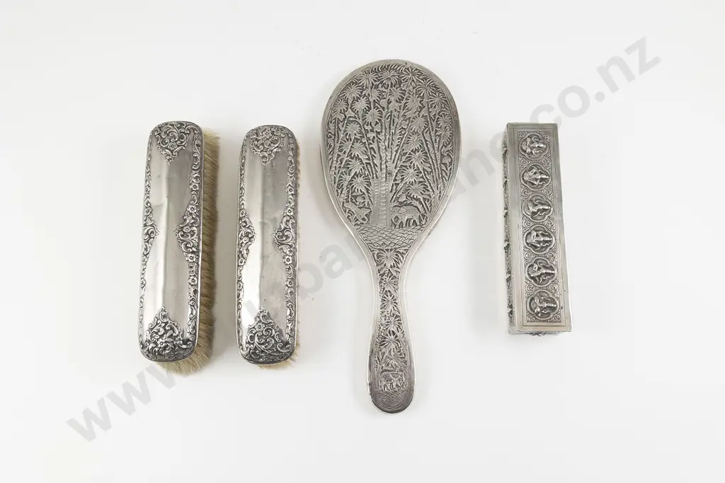 Indian Silver Trinket Box Image 1++