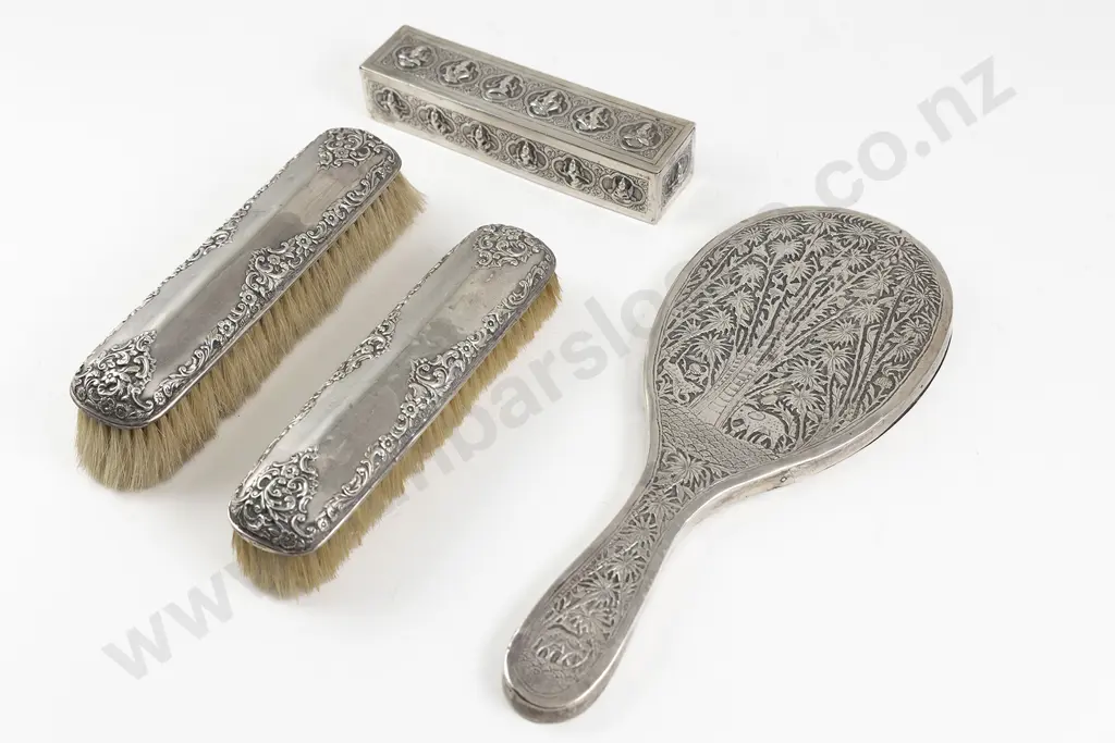 Indian Silver Trinket Box Image 1++