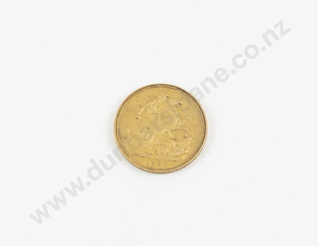 1887 Full Sovereign Image 1++