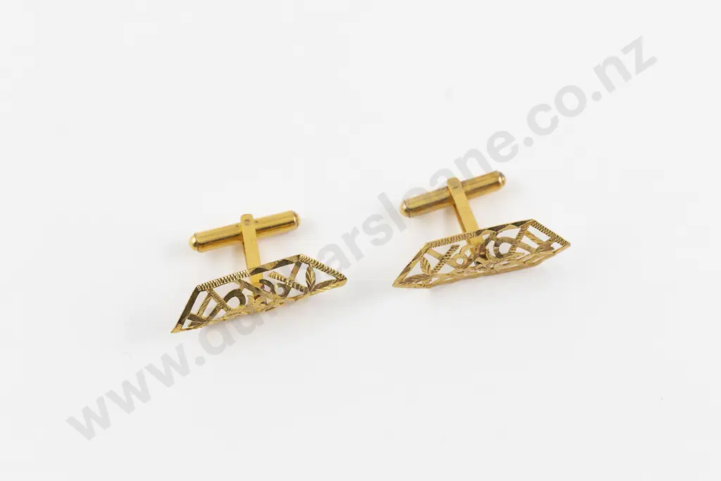 Pair 22ct Cuff-Links Image 1++