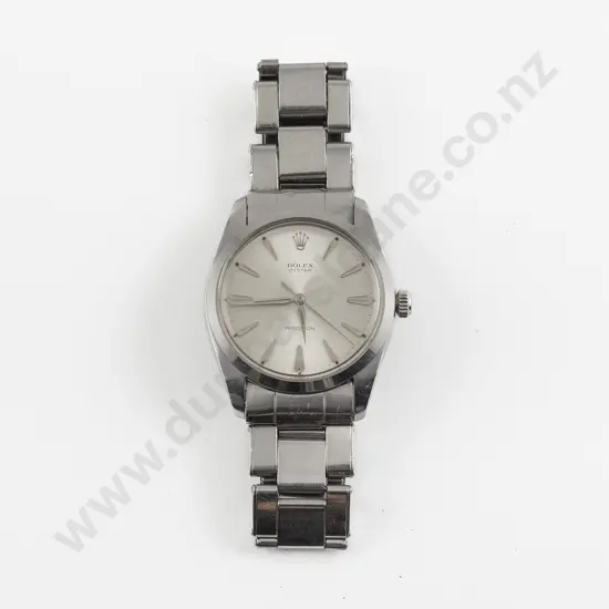 Rolex Oyster Perpetual Precision All Stainless Steel Gents Wrist Watch