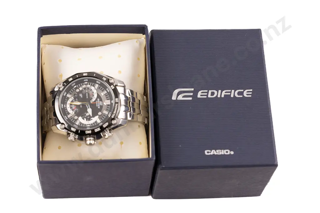 Seiko Edifice 5147 Chronograph Gents Wrist Watch Image 1++