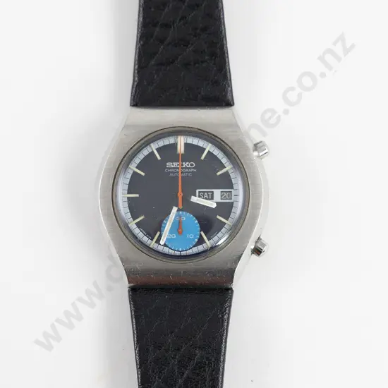 C1976 Seiko 6139-8020 'Blue-Eye' Chronograph Automatic Gents Wrist Watch