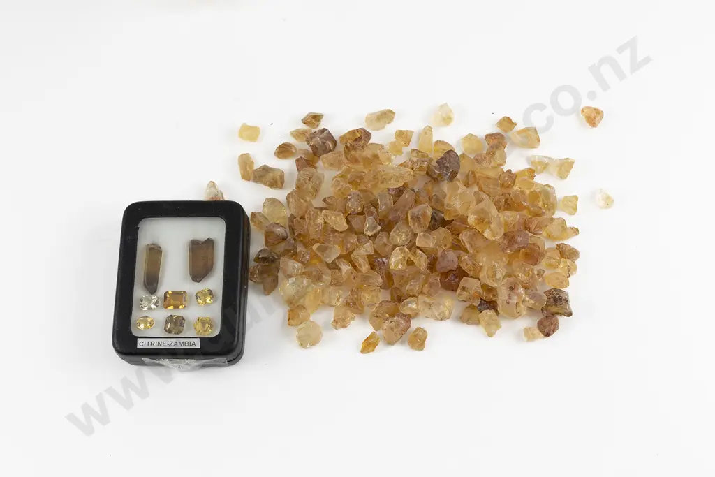 Collection Unmounted Natural Form Brazilian Citrines Image 1++