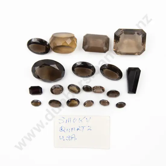 Collection Unmounted Smoky Quartz Gems