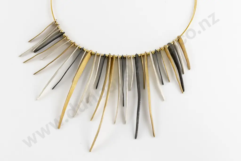 La Cognata Modern Design .925 Silver Necklace Image 1++