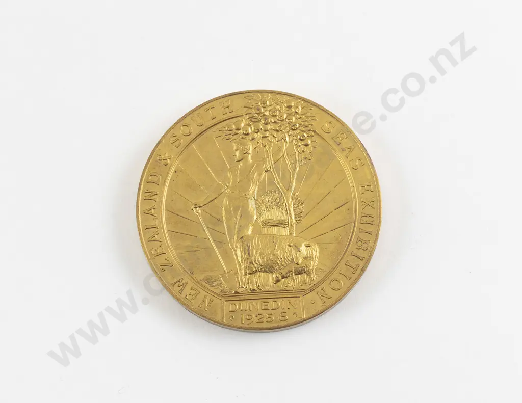 New Zealand and South Seas Exhibition Dunedin 1925-6 Medallion Image 1++