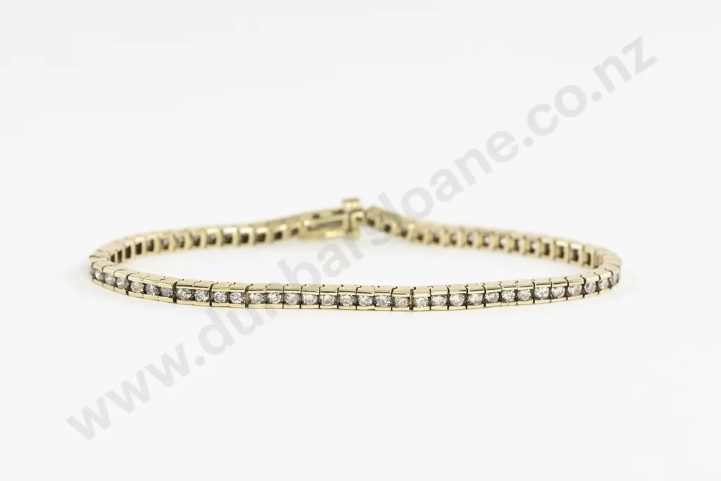10ct 70stone Diamond Tennis Bracelet Image 1++