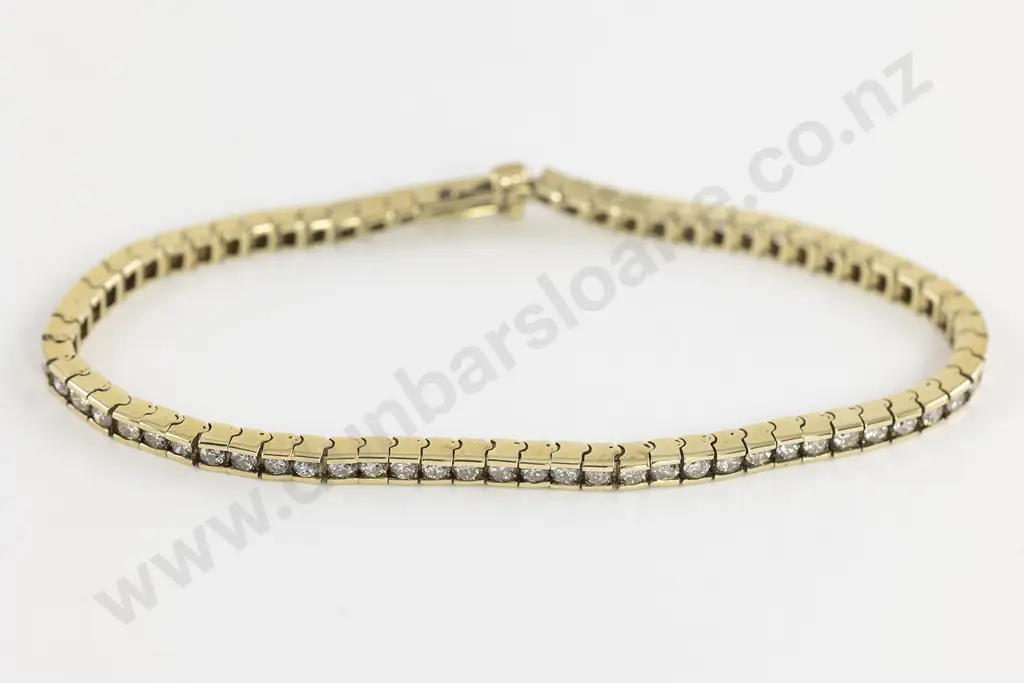 10ct 70stone Diamond Tennis Bracelet Image 1++