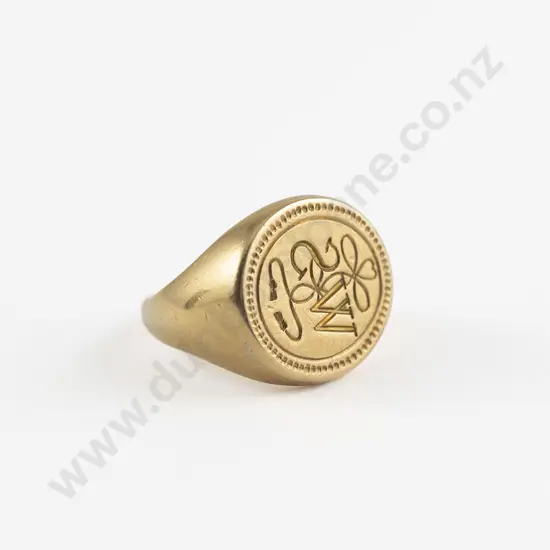 Edwardian 18ct Signet Ring