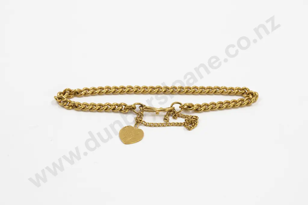 22ct Yellow Gold Curb Link Bracelet Image 1++