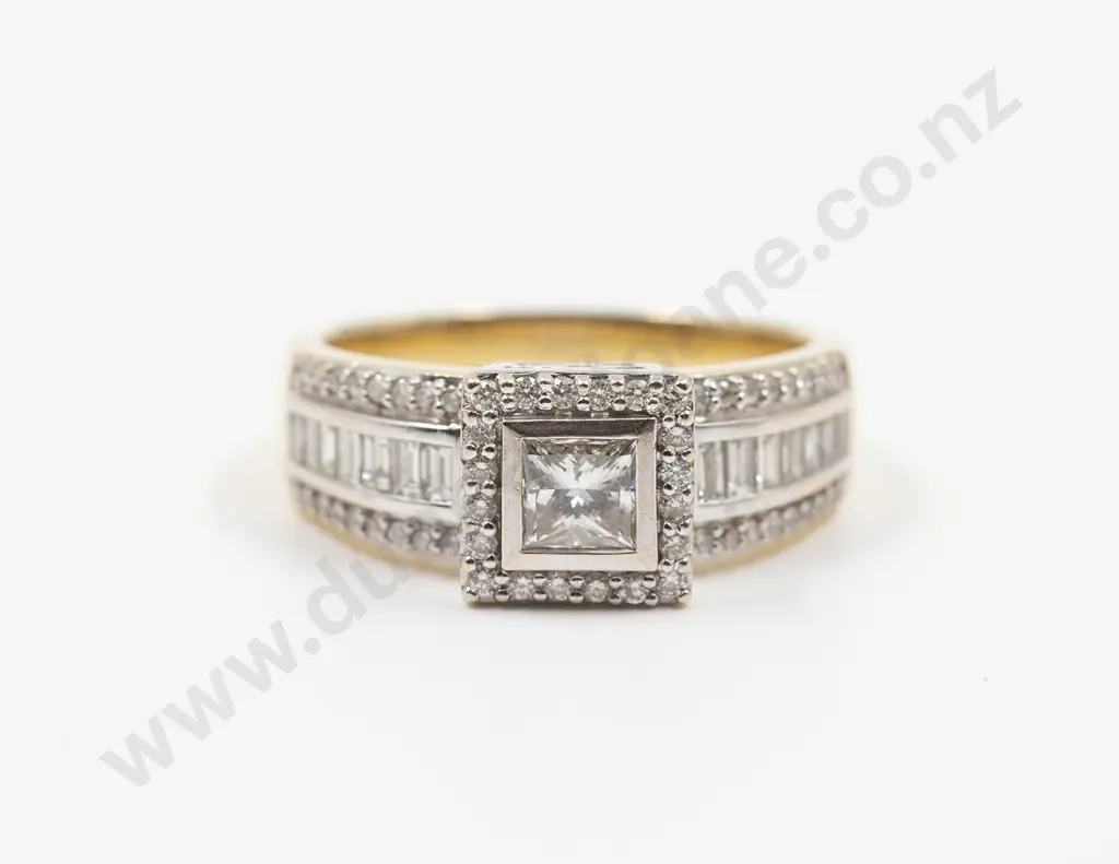 18ct 47stone Fancy Diamond Ring Image 1++