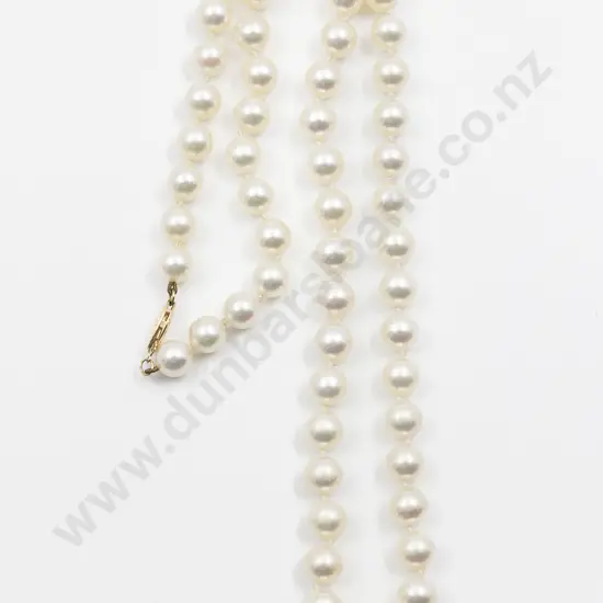 Single Strand Uniform Cultured Pearl Necklace
