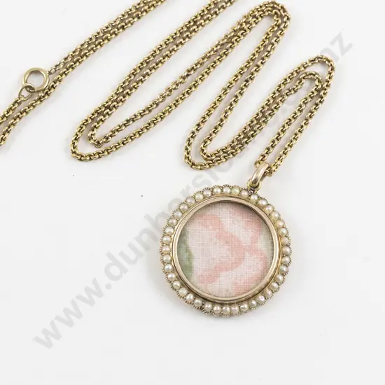 Edwardian 9ct Circular Photo Locket