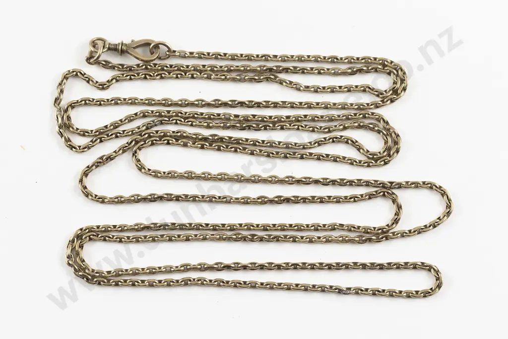 Victorian 9ct Trace Link Muff Chain Image 1++
