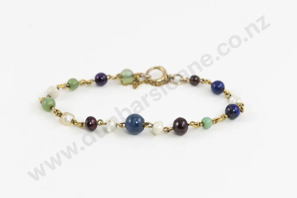 8ct Multi-Gem Bracelet Image 1++