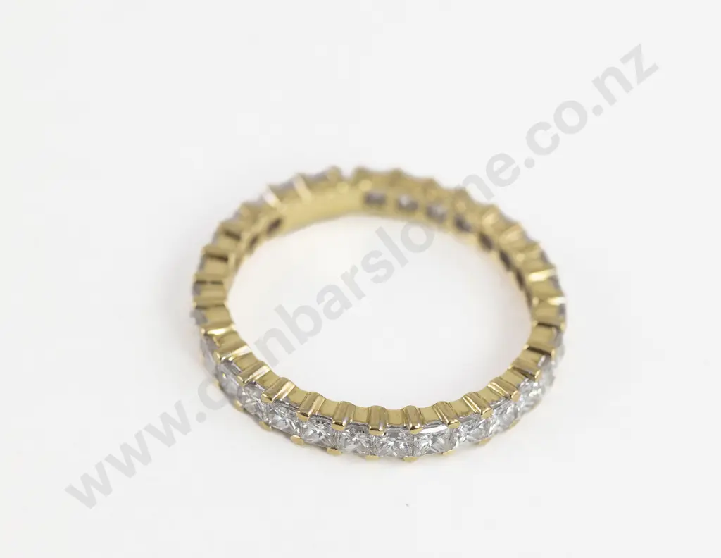 18ct 28stone Diamond Eternity Band Image 1++