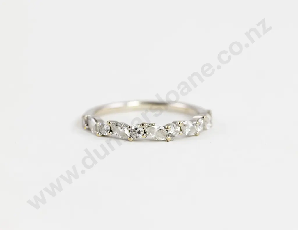 Partridge Jewellers 18ct White Gold Eleven Stone Diamond Eternity Band Image 1++