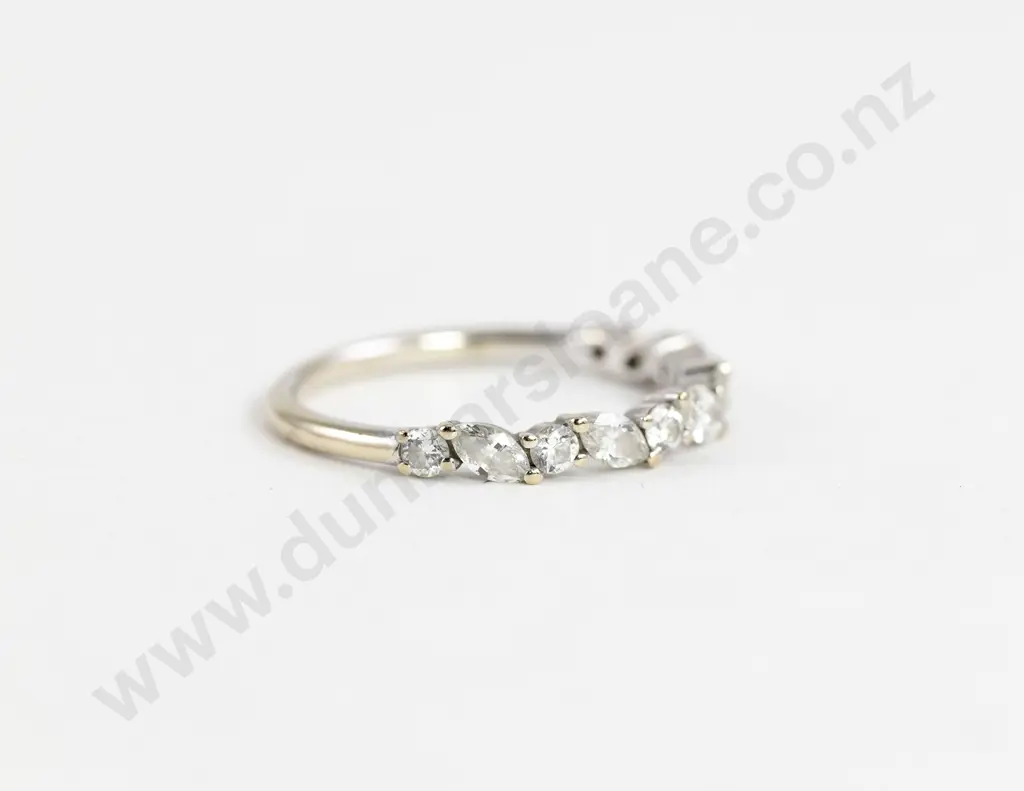 Partridge Jewellers 18ct White Gold Eleven Stone Diamond Eternity Band Image 1++