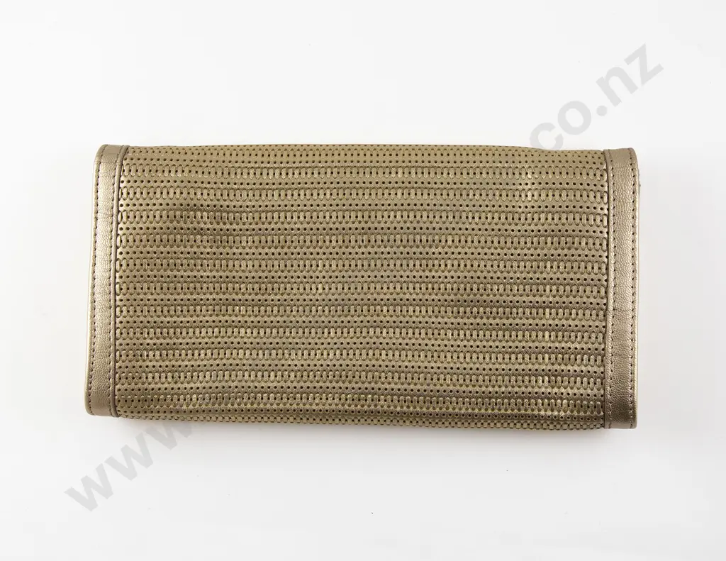 Versace Gold Clutch Bag Image 1++