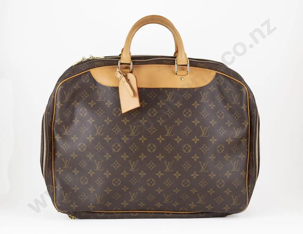 Louis Vuitton Monogram Alize 24 Heures Luggage Travel Image 1++