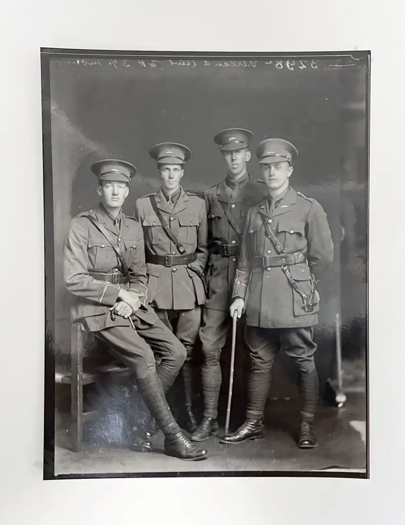 Six Burton Bros. Military Subject B/W Photographic Prints Image 1++