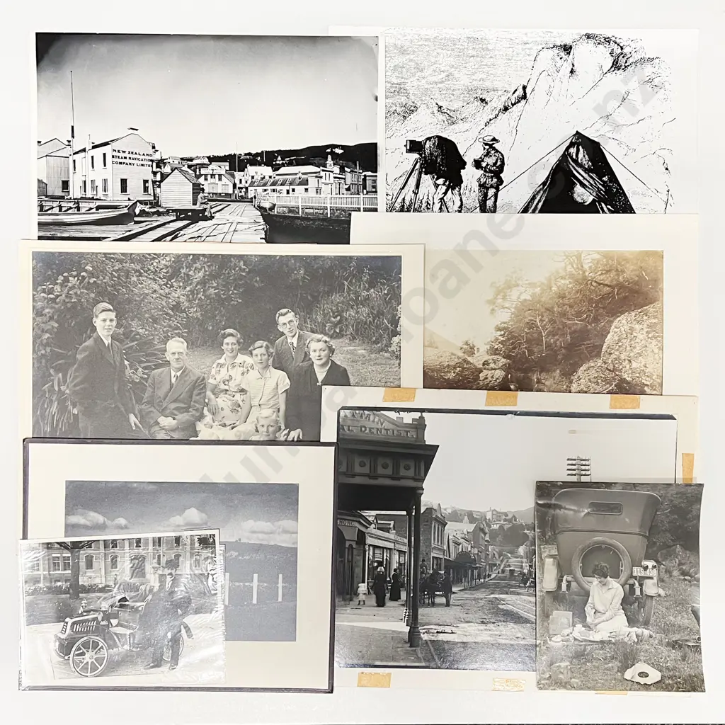 Six Burton Bros. Military Subject B/W Photographic Prints Image 1++