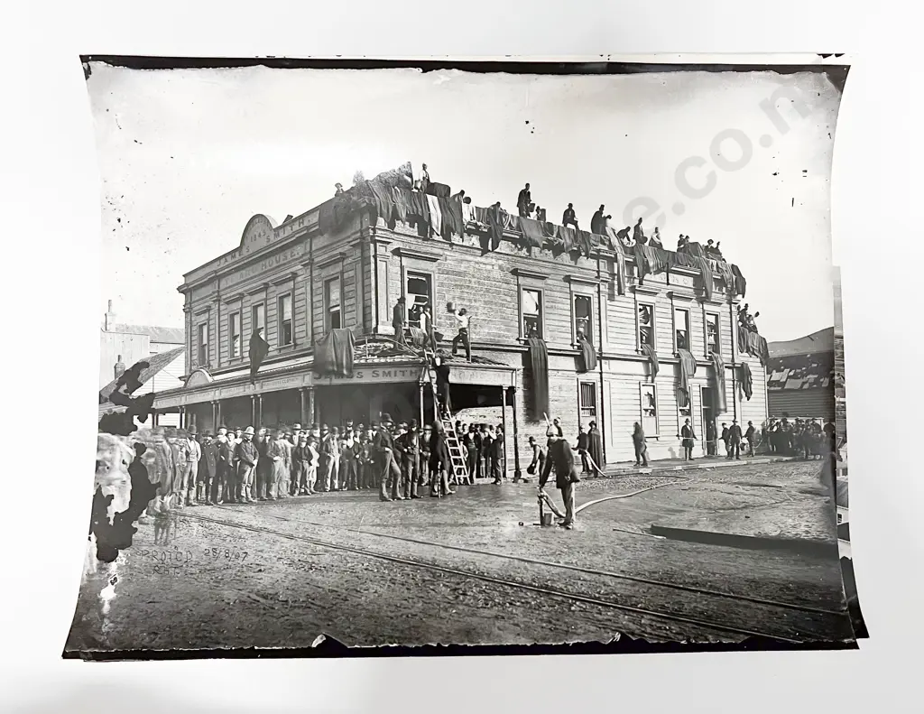 Eight Burton Bros B/W Photographic Prints incl Wellington Subject & Various Image 1++