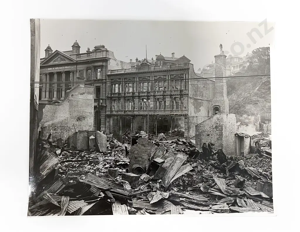 Eight Burton Bros B/W Photographic Prints with Wellington Subject & Various and assorted Image 1++