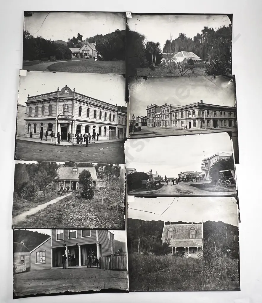 Eight Burton Bros B/W Photographic Prints with Wellington Subject & Various and assorted Image 1++