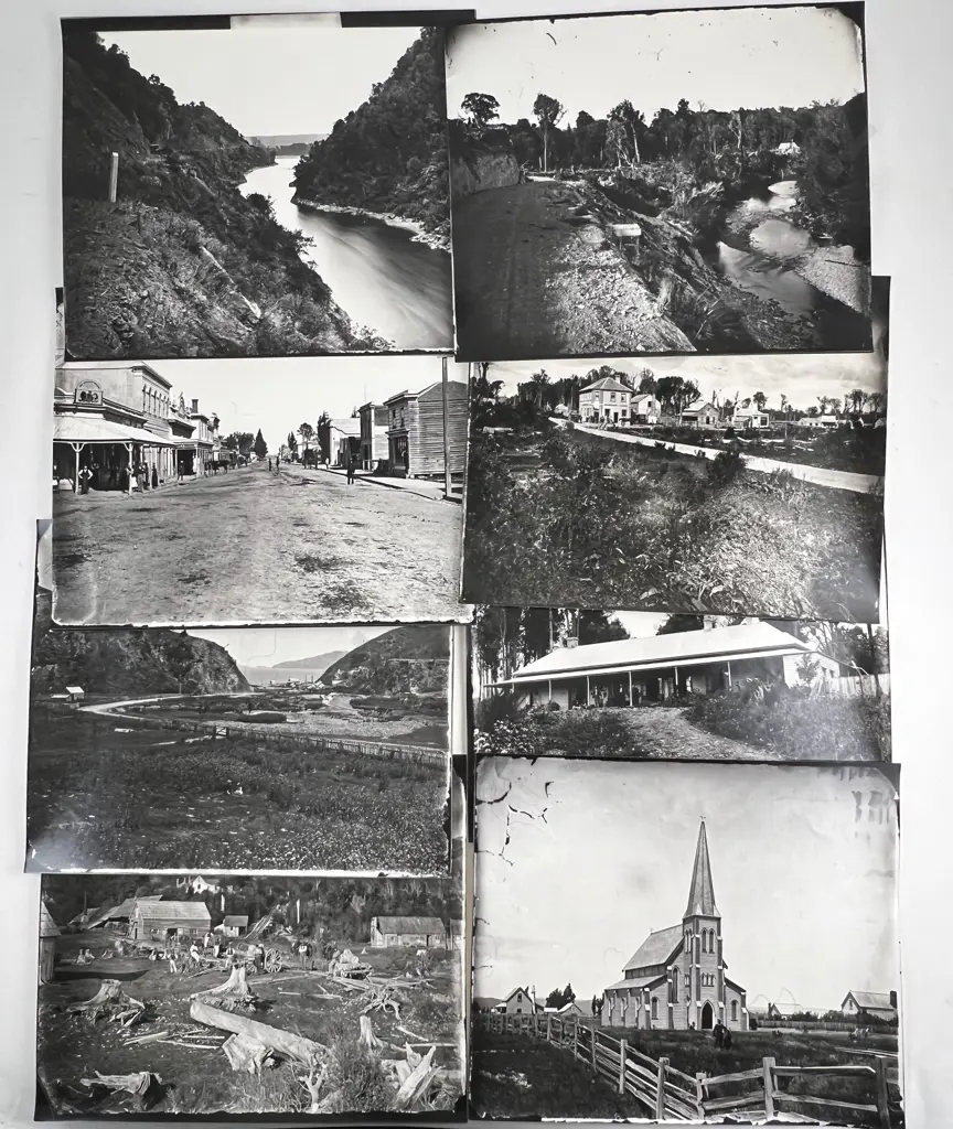 Eight Burton Bros B/W Photographic Prints with Wellington Subject & Various Image 1++