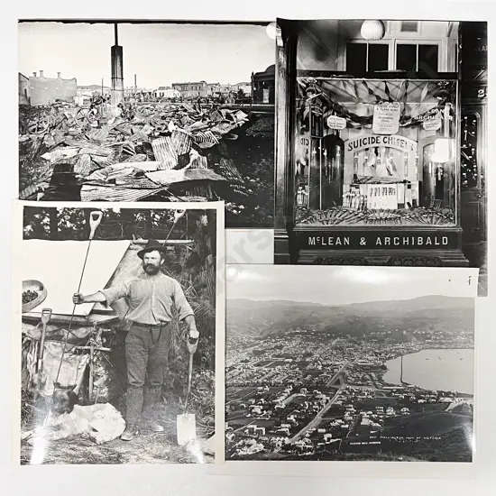 Eleven Burton Bros and Other Photographic Prints and Various