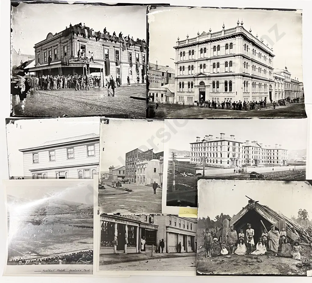 13 Māori & Wellington Subject B/W Photographic Prints Image 1++