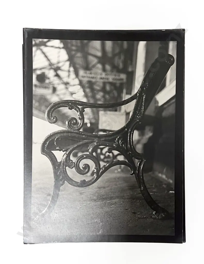 Seven B/W Photographic Prints on Board incl. Church Subjects and Modern Works Image 1++