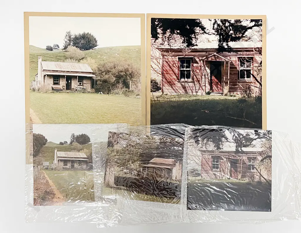 Five Colour NZ Farm Cottage Subject Photographic Prints Image 1++