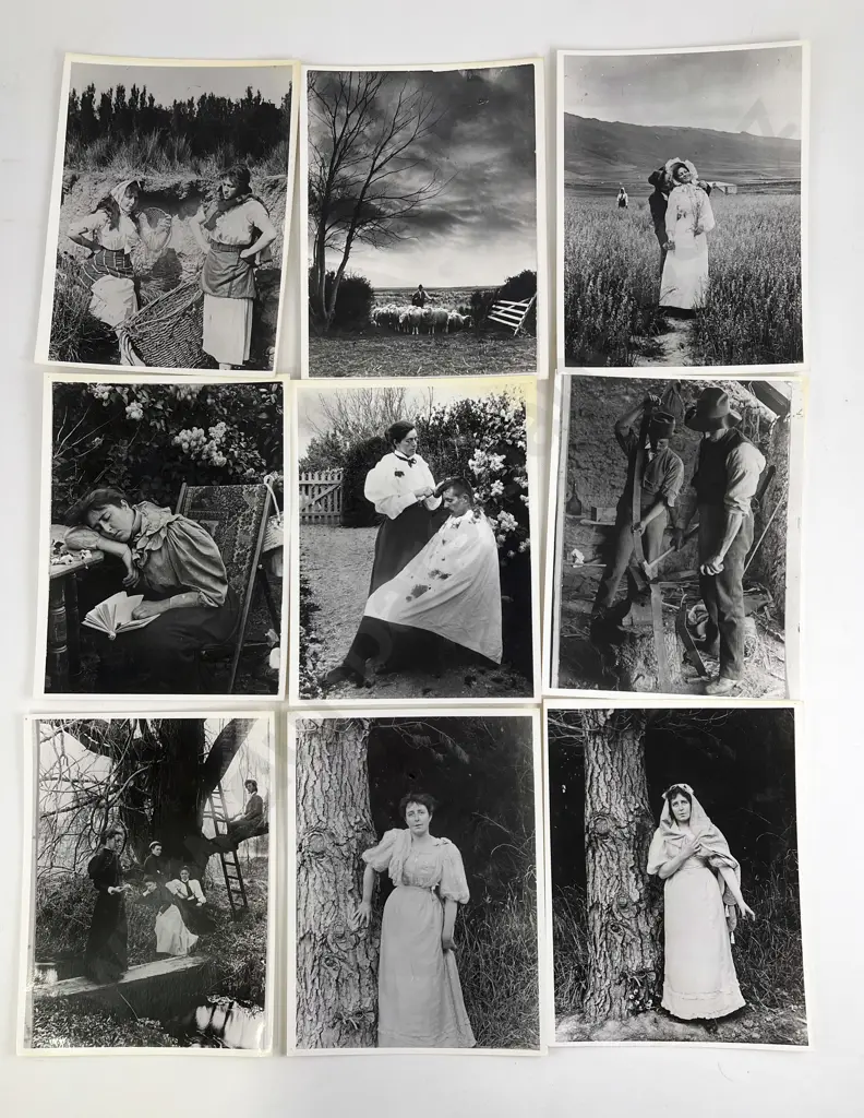 Eleven B/W Photographic Prints incl. Dunedin Subjects Image 1++