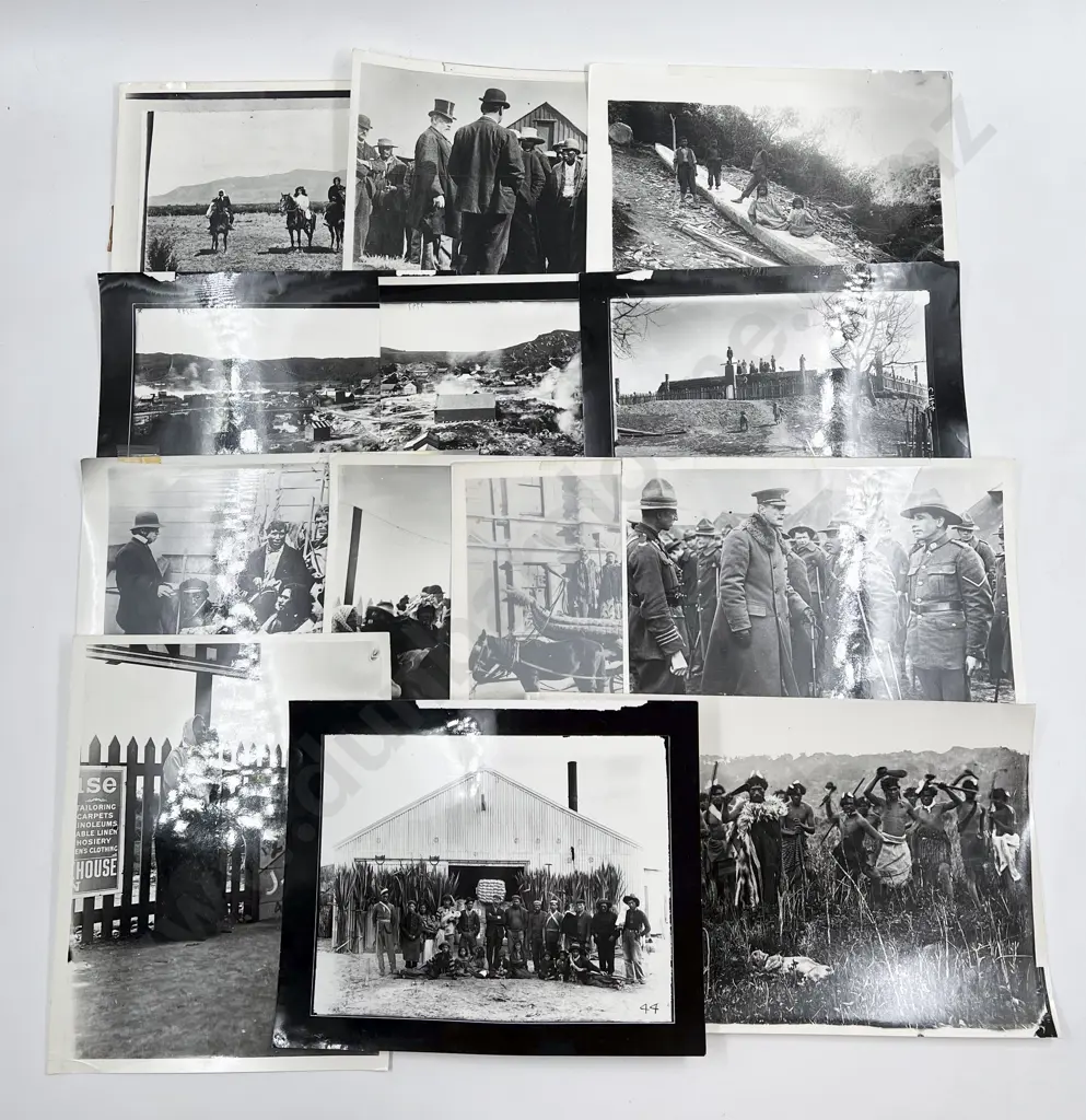 13 B/W Photographic Prints incl, Māori Subjects & assorted Image 1++
