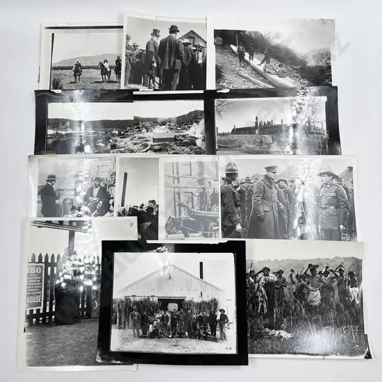 13 B/W Photographic Prints incl, Māori Subjects & assorted