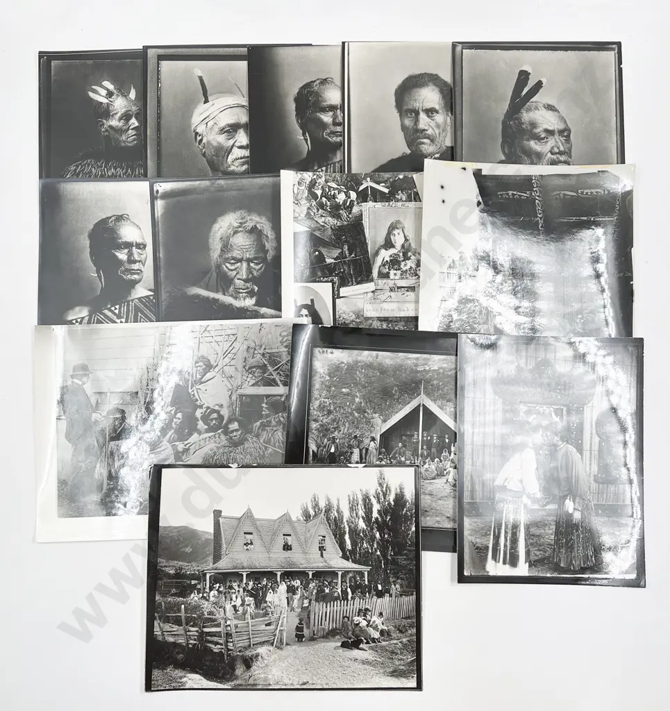 13 Māori Subject B/W Photographic Prints Image 1++