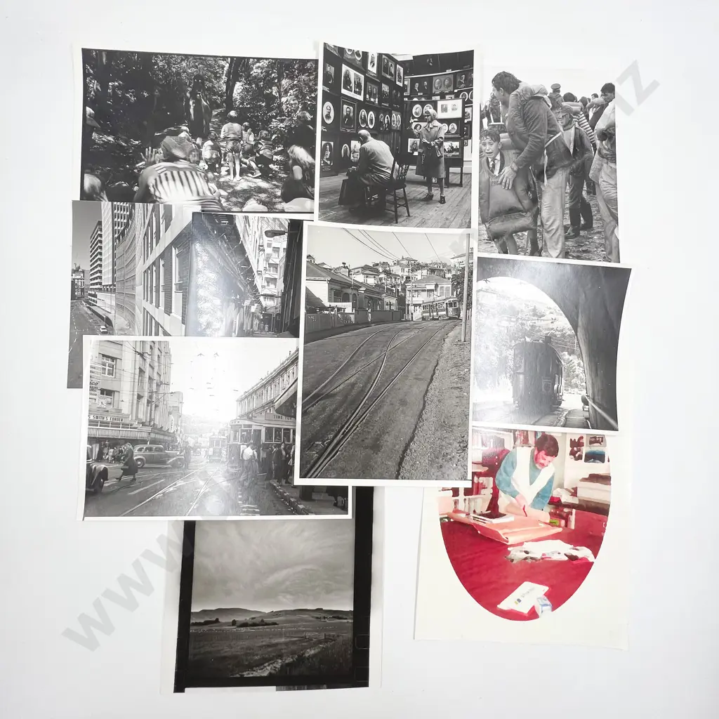 20 B/W Photographic Prints incl. NZ Subjects with other assorted Image 1++
