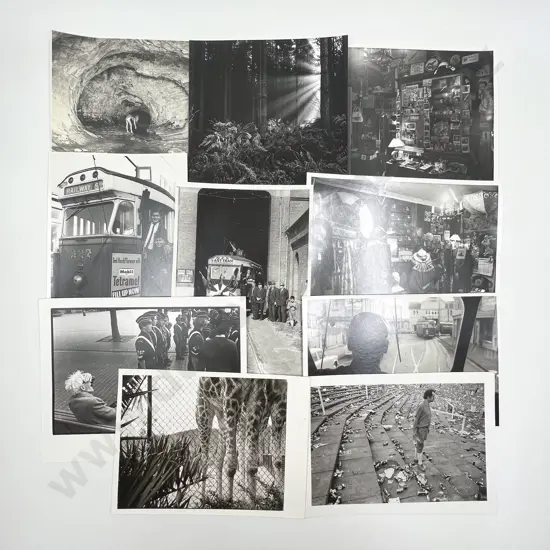 20 B/W Photographic Prints incl. NZ Subjects with other assorted