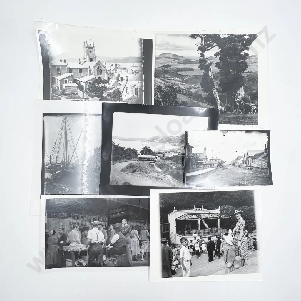 20 B/W Photographic Prints incl. NZ Subjects with other assorted Image 1++